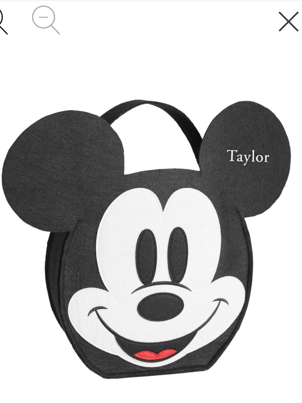 Disney Mickey Mouse Halloween trick or treat bag